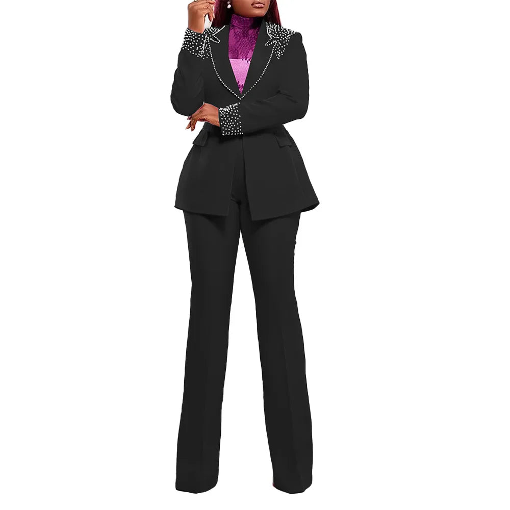 Pant Set Women Two-Piece Matching Outfit