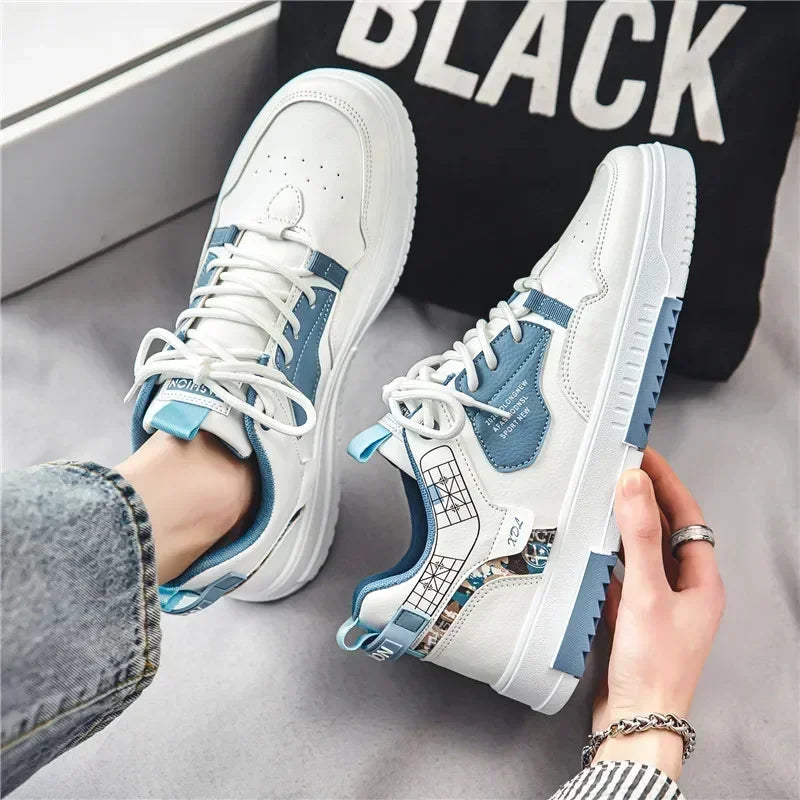 Summer Breathable White Sneakers