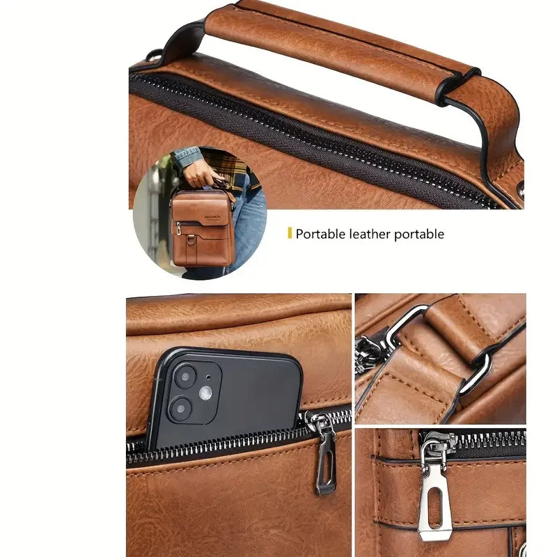 Men's Shoulder Bag designed to fit a 9.7" iPad