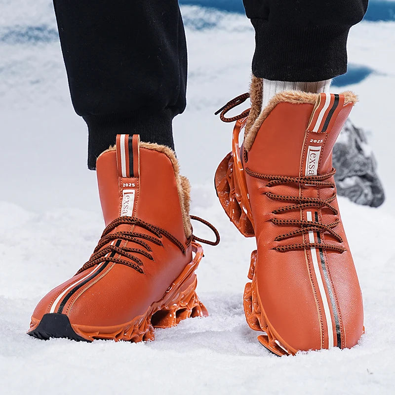 New Men's Winter Boots – Waterproof, Warm & Non-Slip