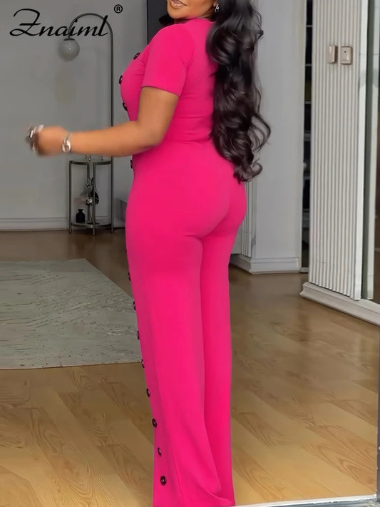 Znaiml Women’s Elegant Long Jumpsuit