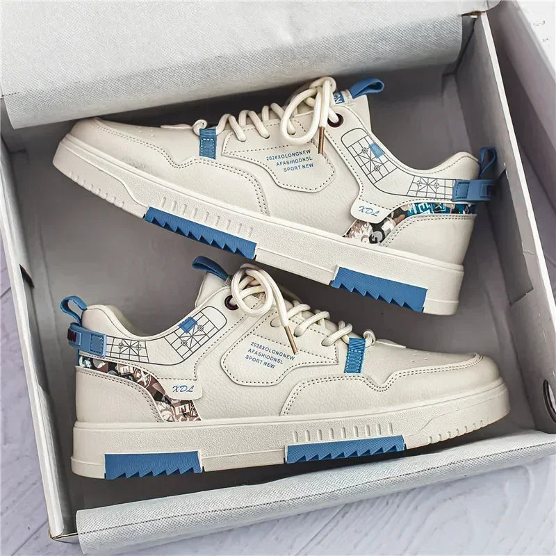 Summer Breathable White Sneakers