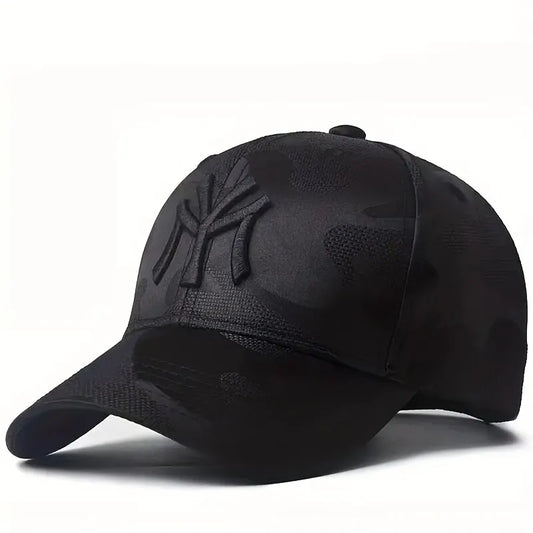Fashion Letter Embroidery Camouflage Baseball Hat – Spring & Autumn Outdoor Cap