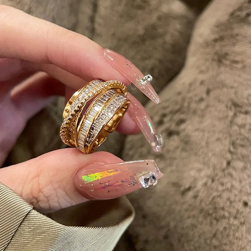 Fashion Elegant Zircon Ring