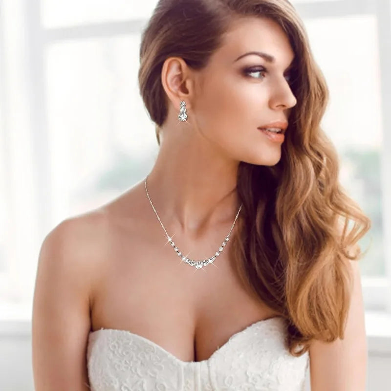 Elegant Silver Jewelry Set for Women
