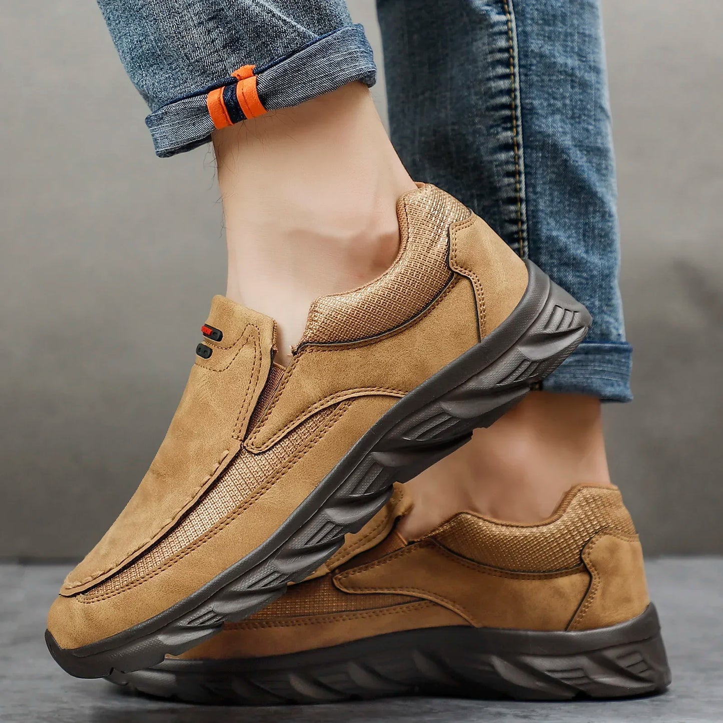 New Fashion Handmade Retro Leisure Shoes-Men's Walkin Loafers Sneakers