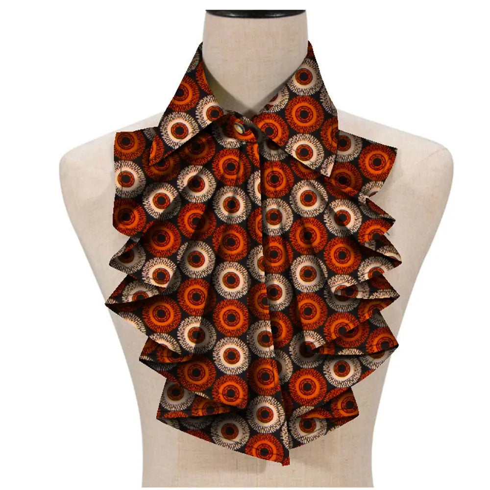 New Fashion African Print Ankara Tie for Women – Triangle Cravat