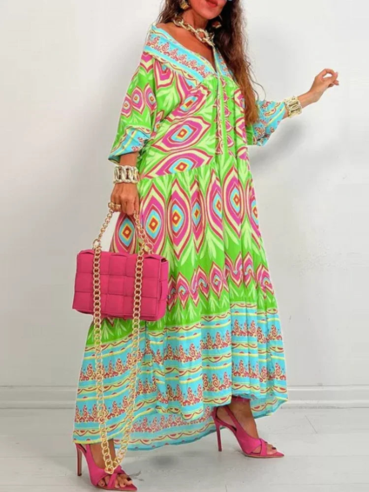 Autumn New African Dresses for Women – Dashiki Abaya Style