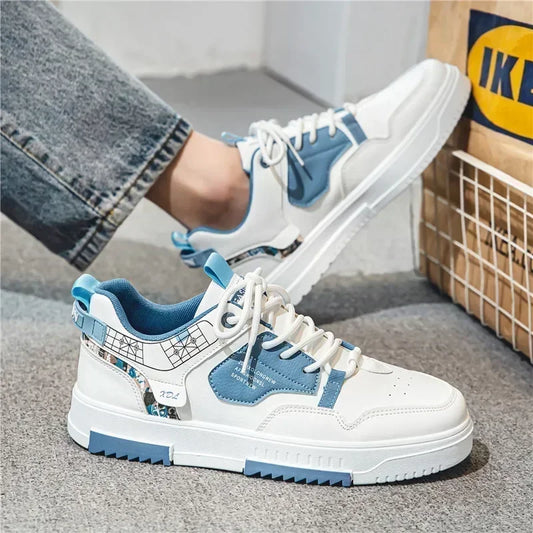 Summer Breathable White Sneakers