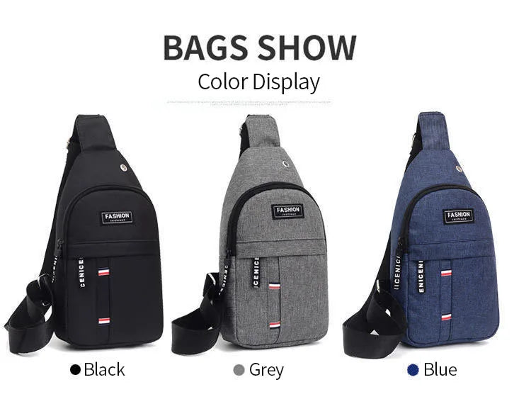 Men’s Waterproof Hip Pack – Large Capacity & Adjustable Strap