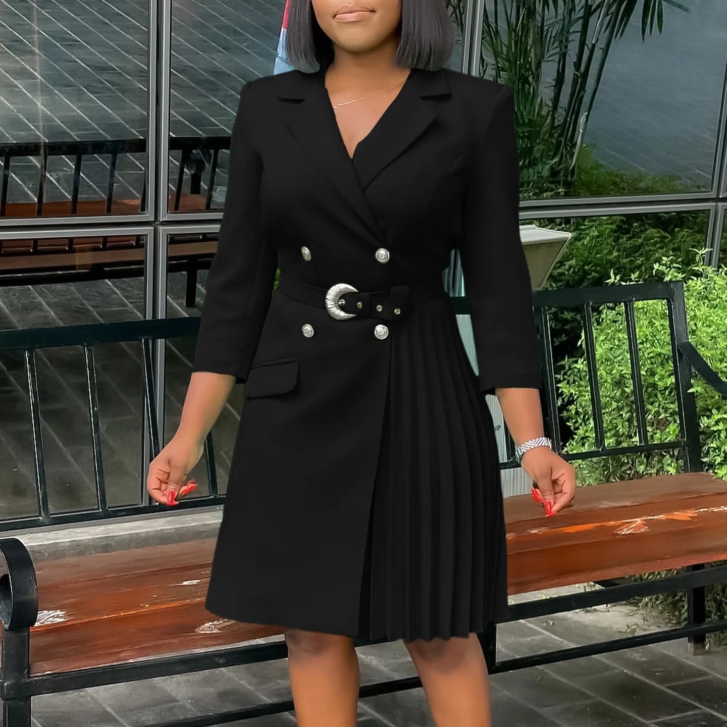 Elegant Women's Dress – Autumn/Winter Collection