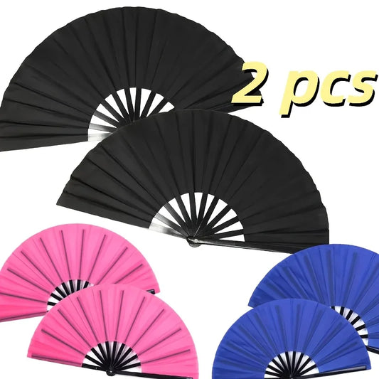 2pcs Traditional Chinese Hand Fan Folding Fans