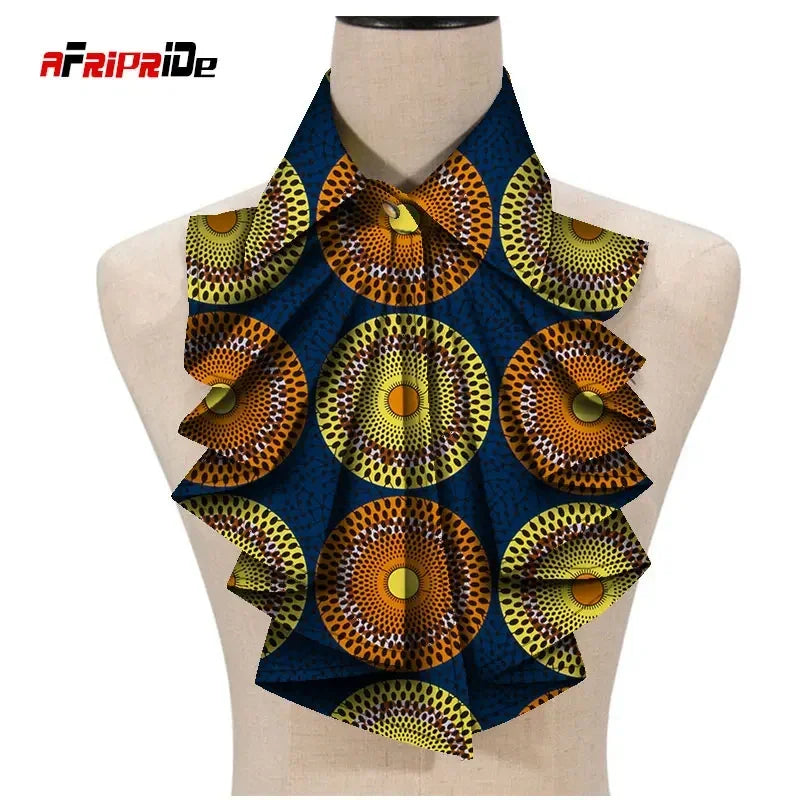 New Fashion African Print Ankara Tie for Women – Triangle Cravat