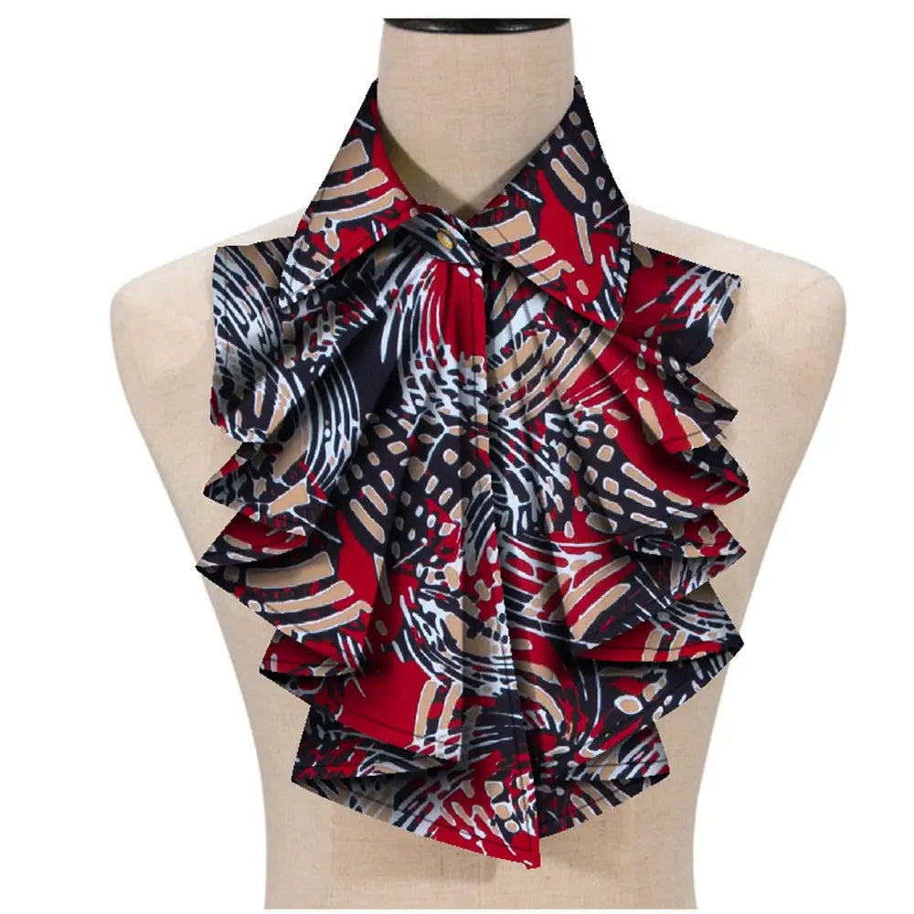 New Fashion African Print Ankara Tie for Women – Triangle Cravat