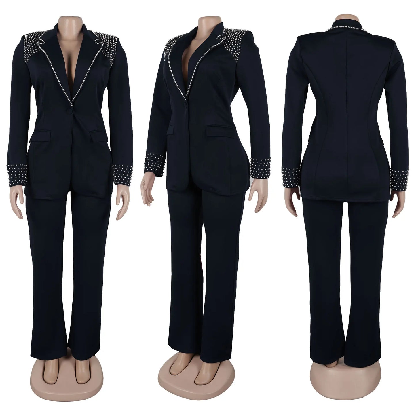 Pant Set Women Two-Piece Matching Outfit