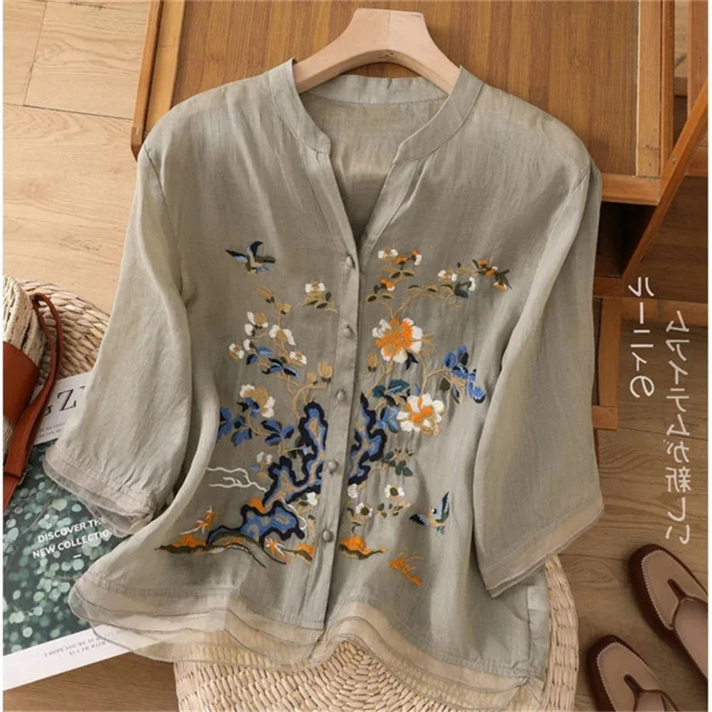 Women’s Summer Chinese National Style Cardigan