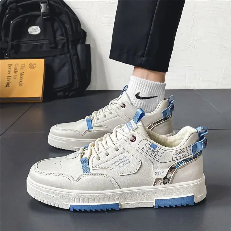 Summer Breathable White Sneakers