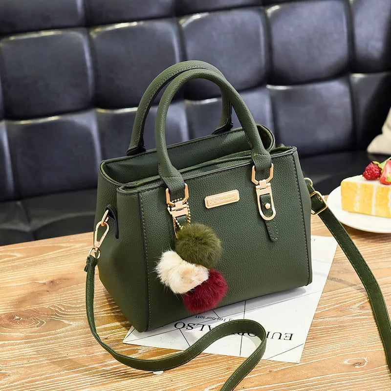 PU Leather Vintage Tassel Women’s Handbag