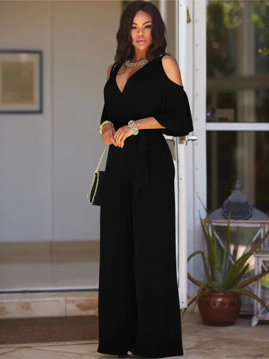 Women’s Sexy Deep V-Neck Romper