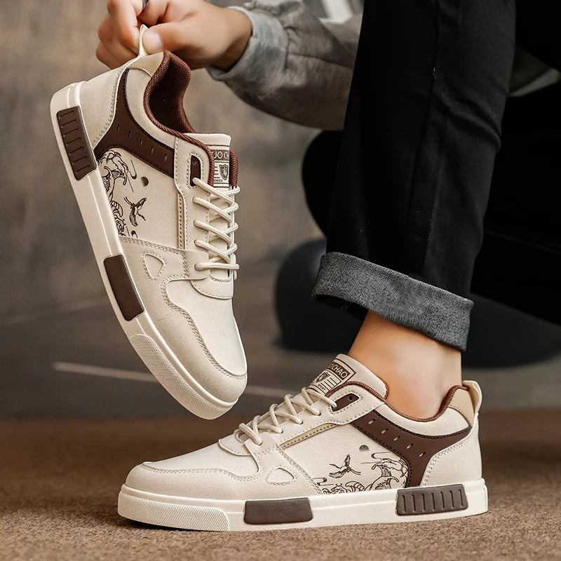 Men’s 2024 Summer Sneakers – Waterproof, Anti-Slip, Oversized Comfort