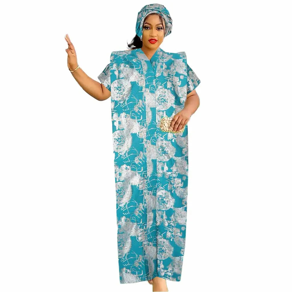 African Dresses for Women – Traditional Dashiki Ankara Maxi Gown Kaftan Abaya Robe