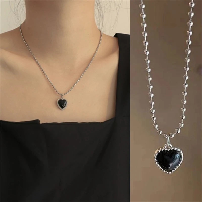 Silver Color Cross Pendant Necklace