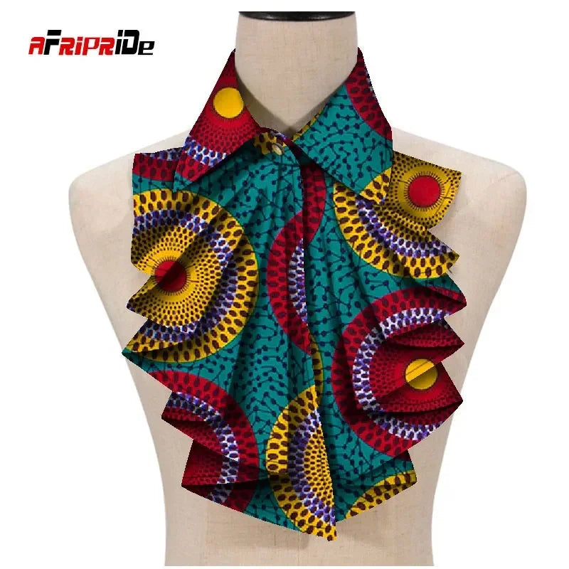 New Fashion African Print Ankara Tie for Women – Triangle Cravat