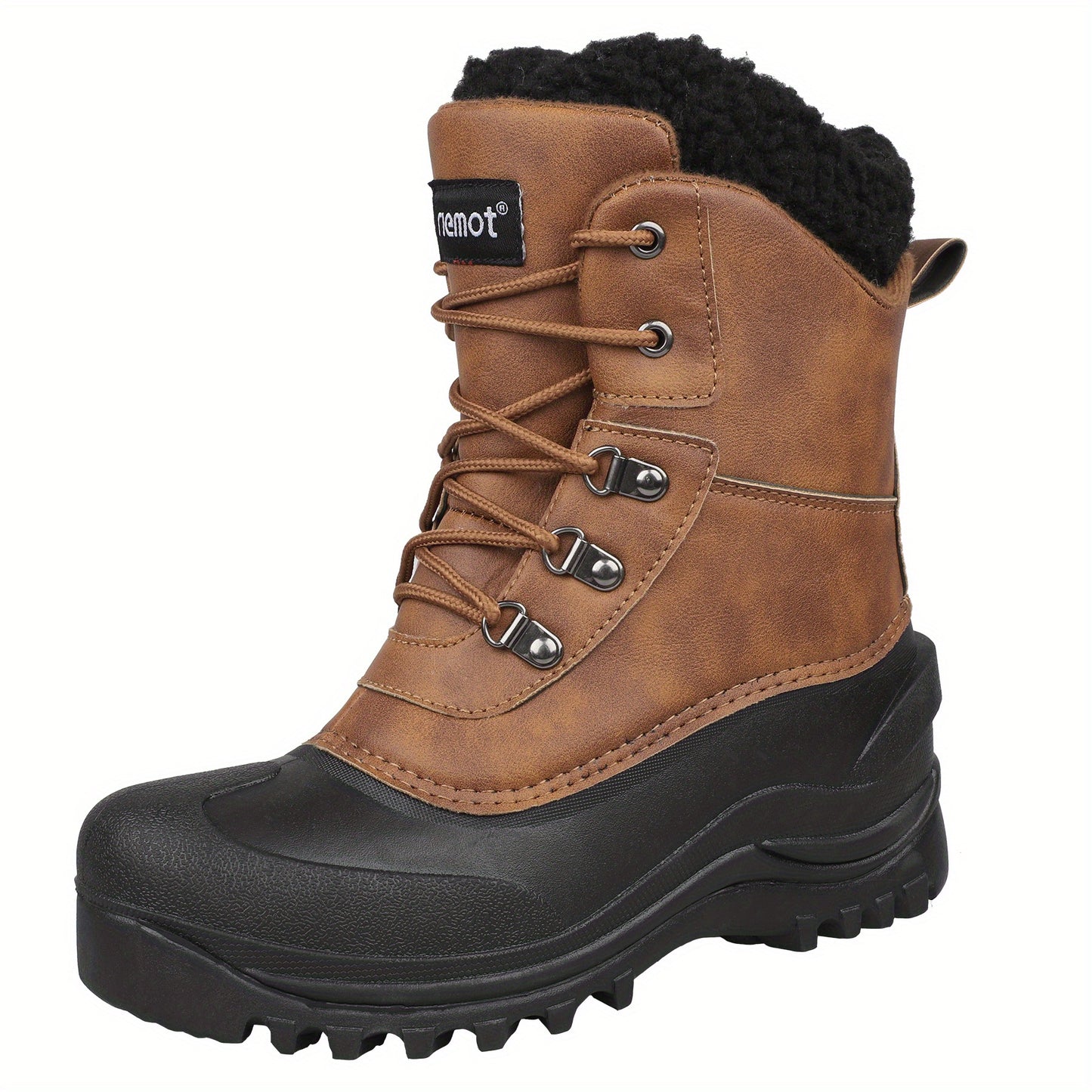 Riemot Men's High-Quality Snow Boots Durable