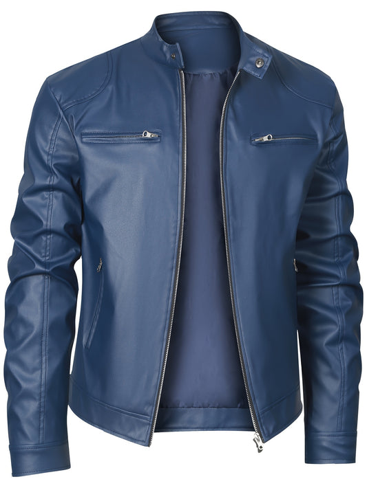 3 New Stylish Windproof Stand Collar Jacket for Men