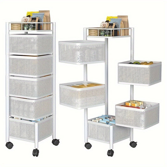 multi-functional rotating storage rack