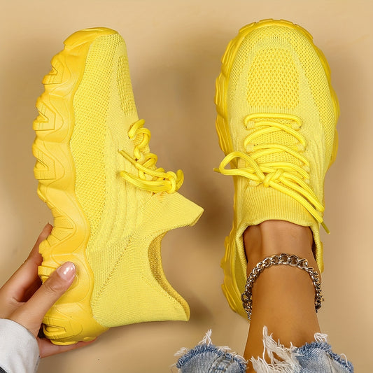 Women’s Casual Sports Sneakers – Striped Low-Top Slip-On Shoes