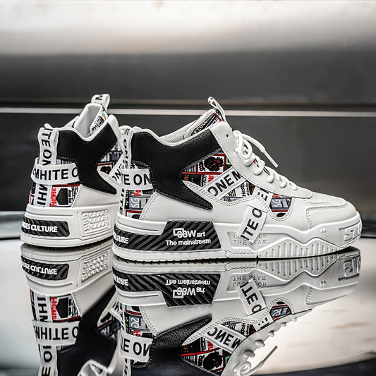 Men’s High-Top Skateboard Shoes – Trendy, Comfortable & Versatile