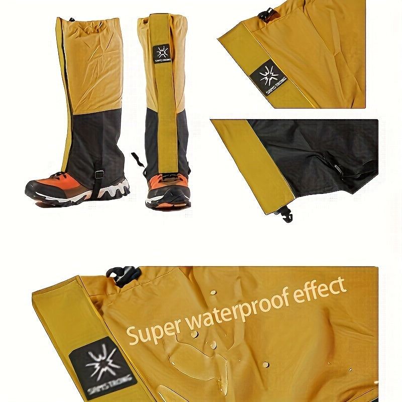 Waterproof Snow proof Leg Gaiters – Ultimate Ankle & Lower Leg Protection for Winter Adventures