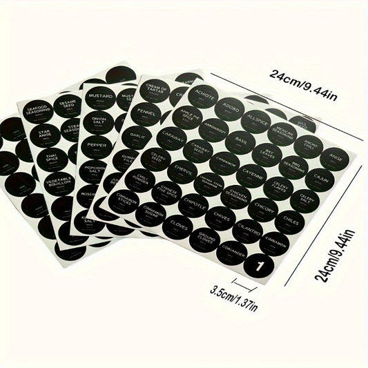 Chen Pantry Gift Tags – Perfect for Glass Jars, Bottles & Spice Rack Organization