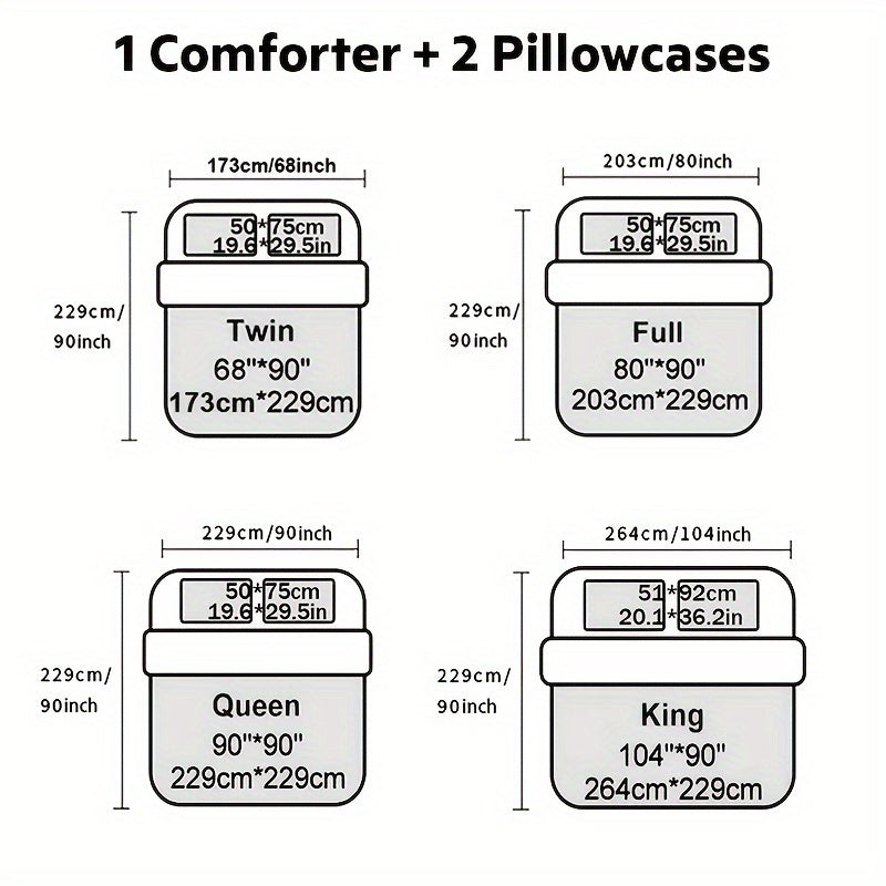 Soft, Breathable Quilted Bedding Set (2 or 3 Pieces) – Black & White Butterfly and Floral Design