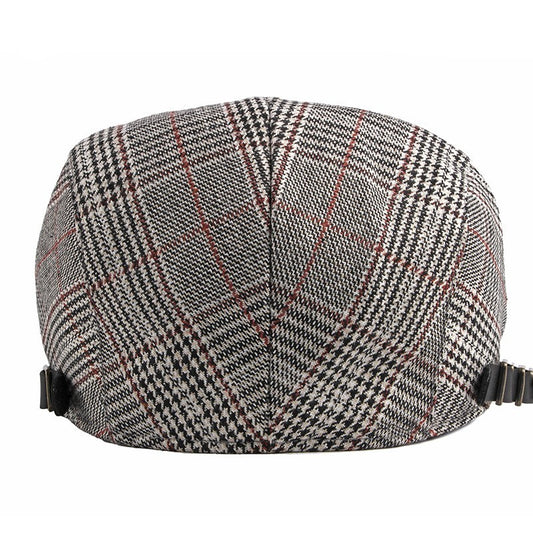 Hat Men's Spring And Autumn Classic Plaid