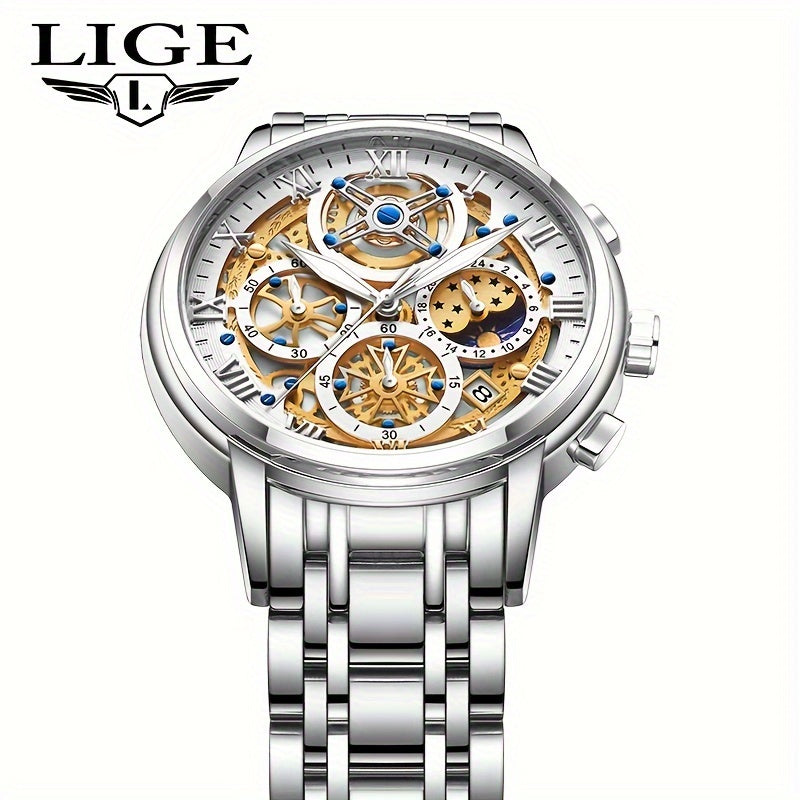 LIGE Luxury Business Men's Watch