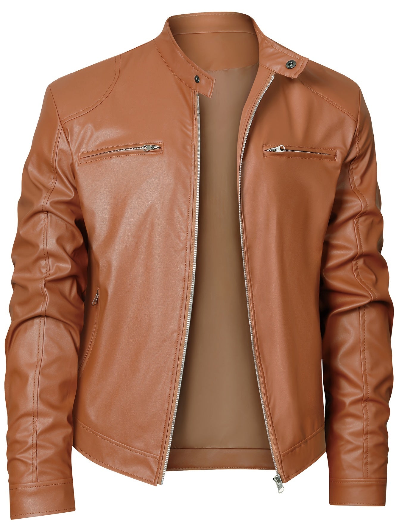 3 New Stylish Windproof Stand Collar Jacket for Men