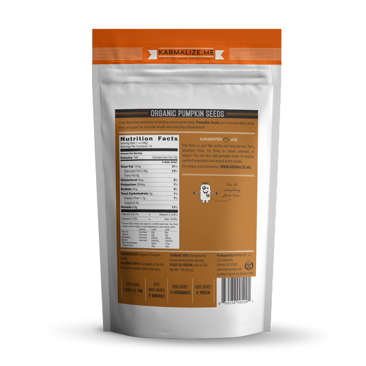 Raw Organic Pumpkin Seeds (Pepitas)