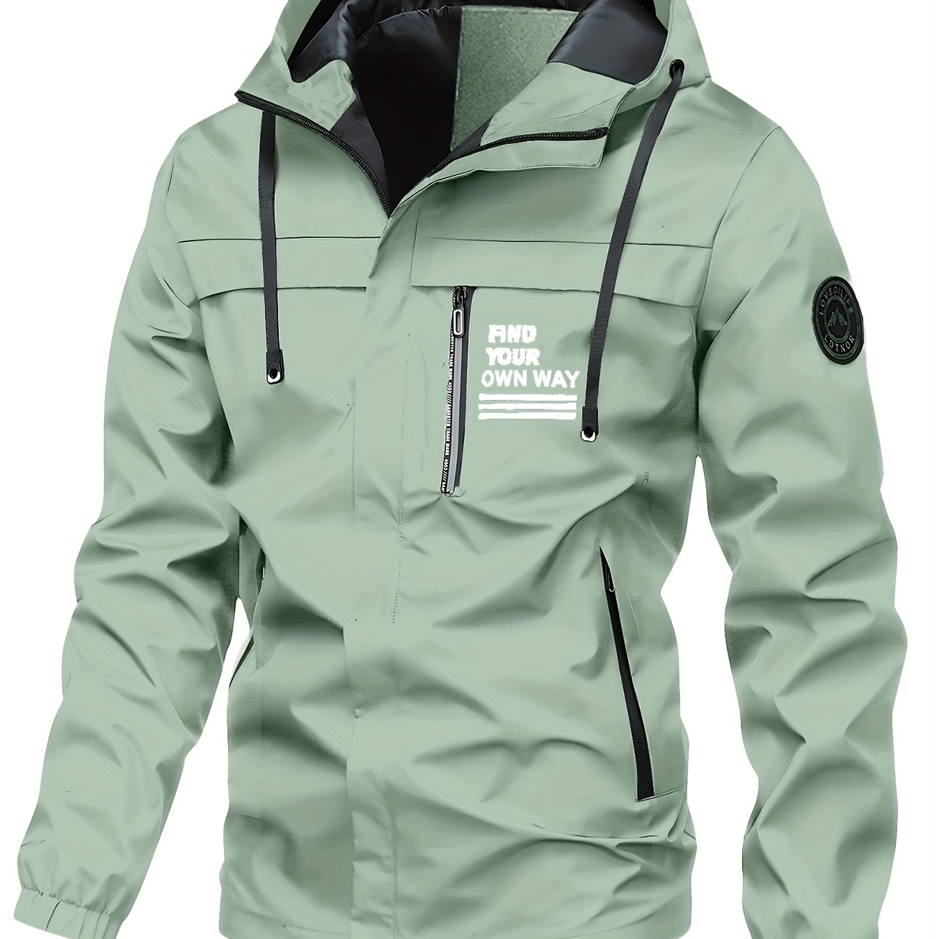 Men’s Casual Sporty Hooded Jacket