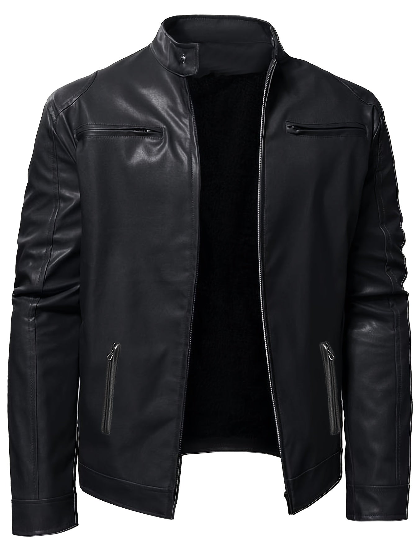 3 New Stylish Windproof Stand Collar Jacket for Men