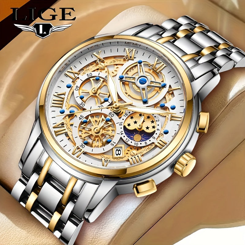 LIGE Luxury Business Men's Watch