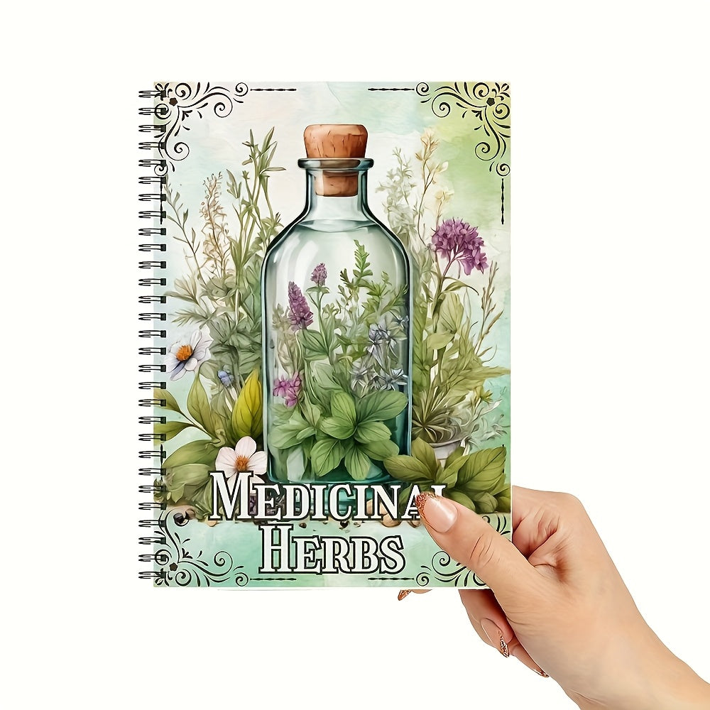 Ultimate Medicinal Herbs Collection Grimoire Notebook