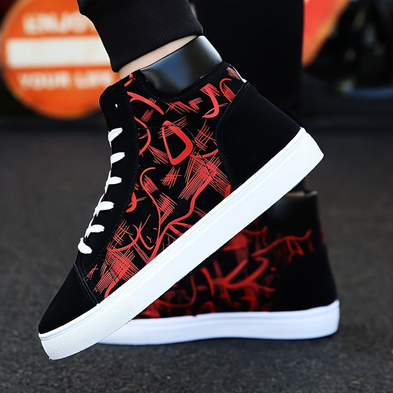 High-Top Men’s Skateboard Shoes – Stylish Comfort for Every Step