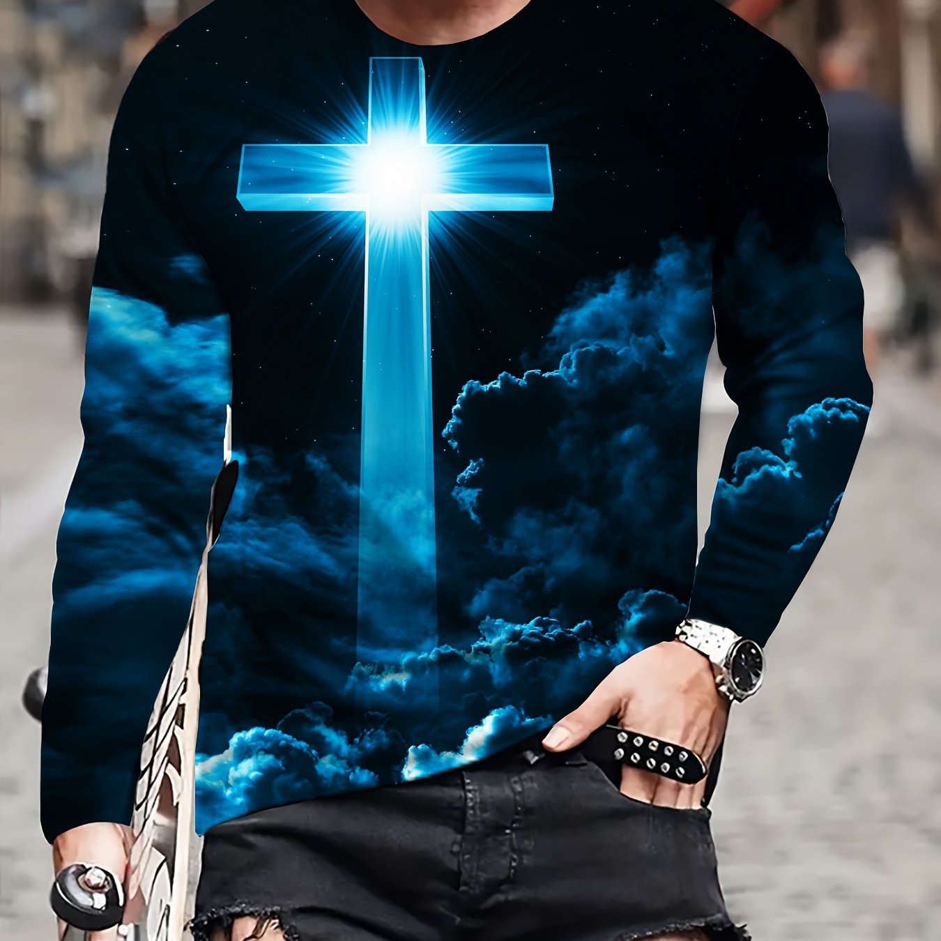 Classic Men’s Long-Sleeve T-Shirt