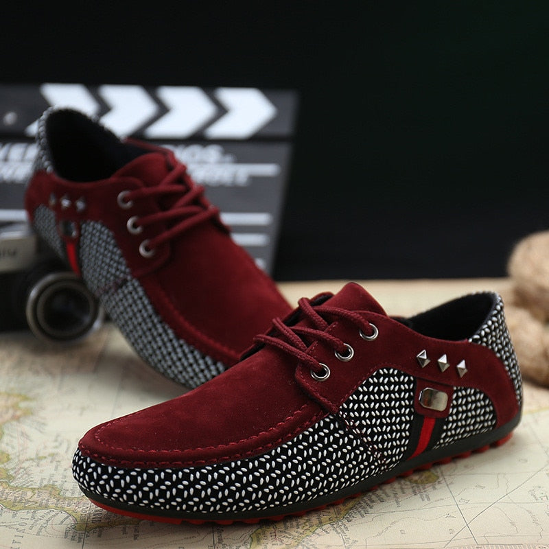 New Fashion Men’s Flats – Light Breathable Casual Shoes