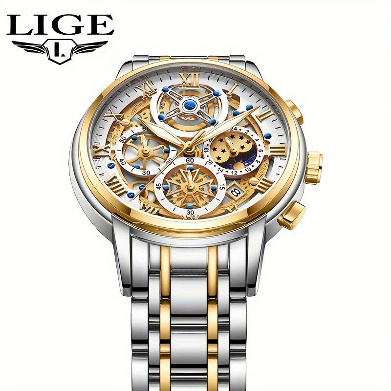 LIGE Luxury Business Men's Watch