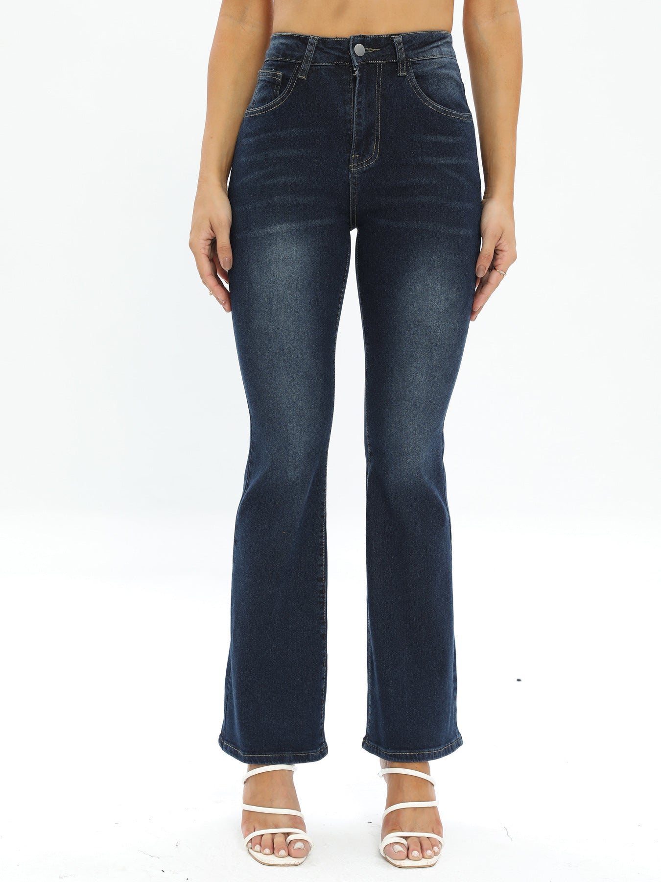 High Elastic Slim Jeans – European & American Women's Style