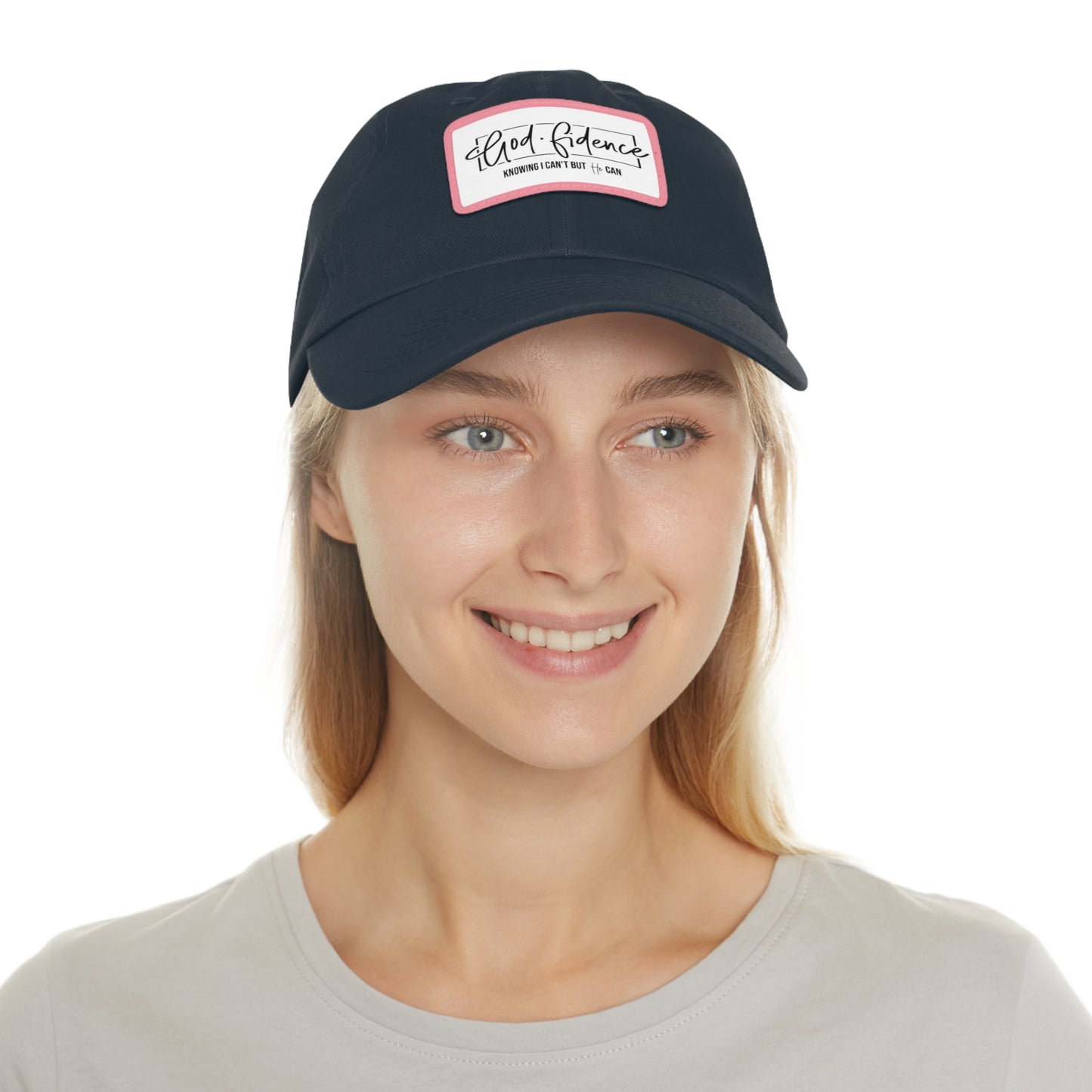 Dad Hat with Leather Patch