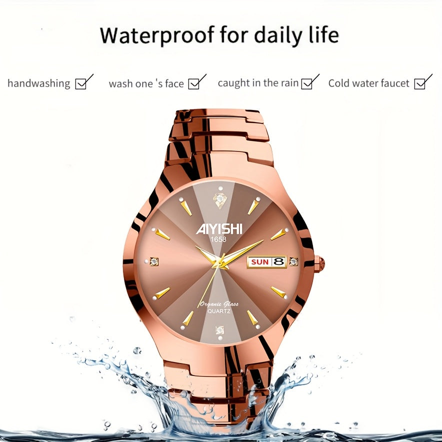 Luminous Double Date Watch